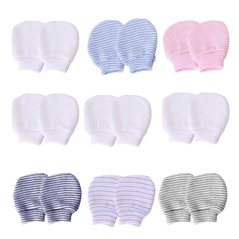 2PCS Cotton Baby Mittens Newborn Infant Anti-eat Hand Anti-Grab ...