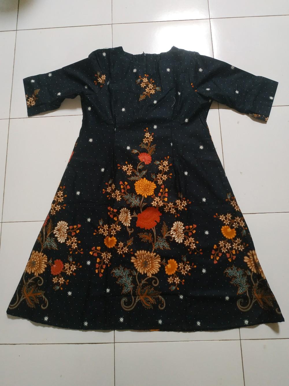 DRESS WANITA KEKINIAN ANANDA HITAM MANIS KAIN UNGGULJAYA || WARNA AWET DAN TIDAK LUNTUR || DRESS BATIK Nyaman Baju Katun Casual DRESS WANITA KEKINIAN ANANDA HITAM MANIS KAIN UNGGULJAYA || WARNA AWET DAN TIDAK LUNTUR || DRESS BATIK Nyaman Baju Katun Casual