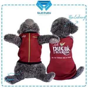 Baju Kucing Lucu Murah Motif Teh Pucuk Cowo Cewe Jantan Betina Aksesoris Hewan Kecil