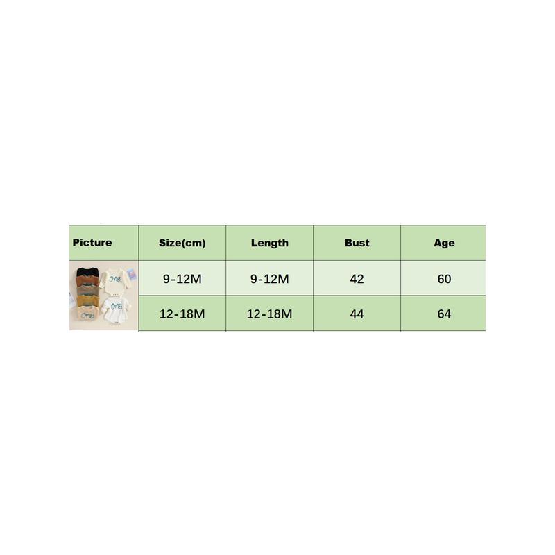 Product Introduction of Infant Baby Knit Jumpsuit Letter Embroidered Long Sleeve Romper 0