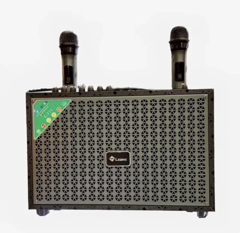 Loa Kéo Karaoke L111 Bas 2.0 2 Micro Không Dây Chất Âm To Rõ Thiết Kế Tinh Gọn Rất Tiện Mang Theo