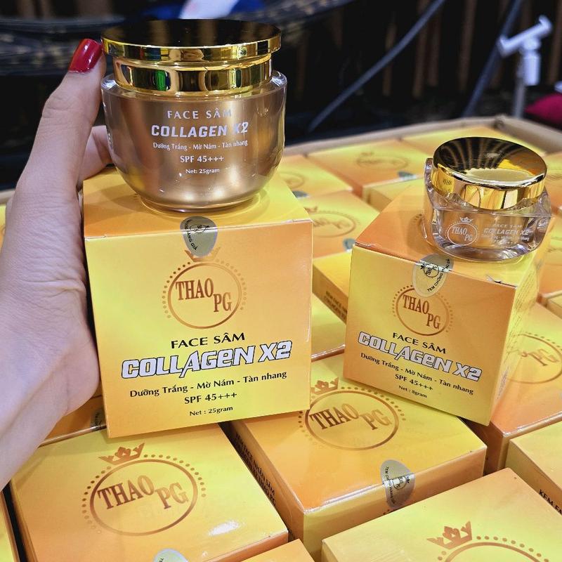 KEM FACE SÂM COLLAGEN X2 ( Hỗ trợ dưỡng trắ.ng da , hỗ trợ mờ thâm xạm nám tàn nhang )
