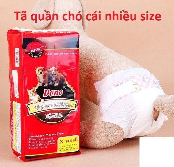 Tã quần chó đực Dono/ Tã dán Dono/Tã chó đực siêu mềm, thấm hút tốt, tiện lợi