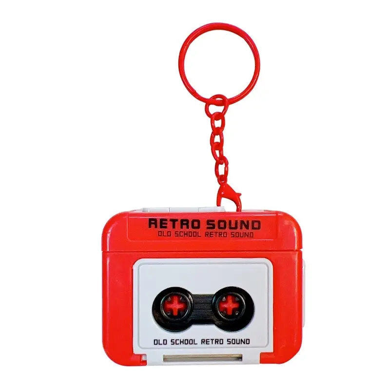 ( Mua 2 tặng 1 ) Móc Khoá Ghi Âm Retro Cổ Điển , Ghi Âm Giọng Nói và Nhạc , Quà Tặng Độc Đáo Cho Bạn Bè , Ghi Âm Lâu Màu Sắc Đẹp , Đồ Chơi Móc Chìa Khoá , Kèm Quà Tặng 5