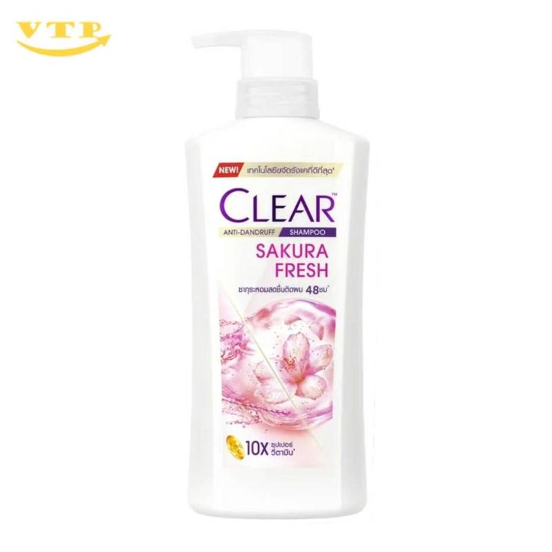 Dầu Gội Clear Hoa Anh Đào Thái Lan 400ml - Loại Bỏ Gàu Hiệu Quả