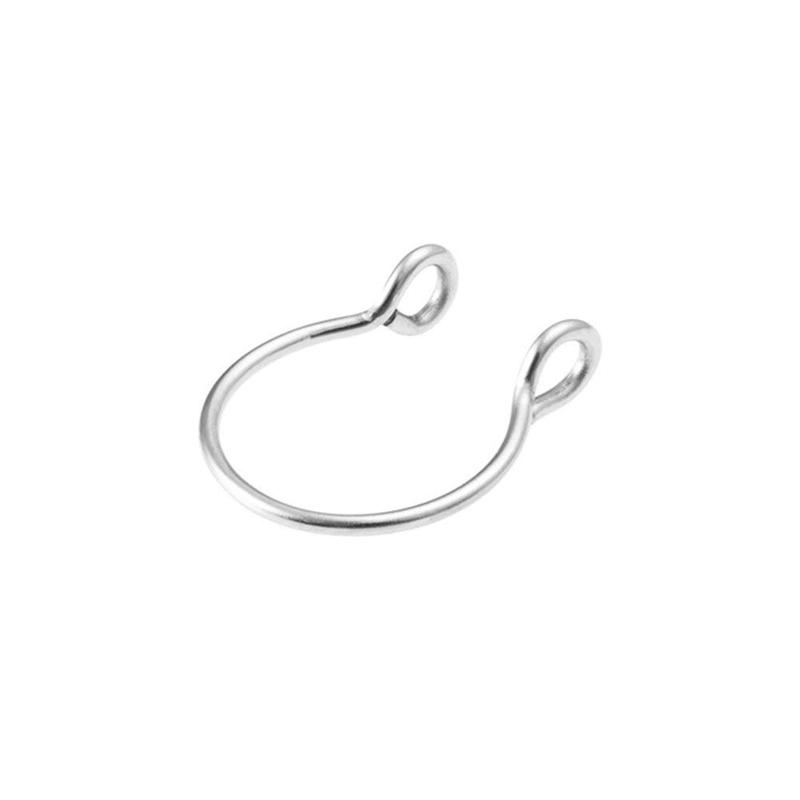 Product Introduction of Stainless Steel U-shaped Nose Rings Nose Clips And Plating Nose Pins Fittings Vacuum Piercing Z4T5 15