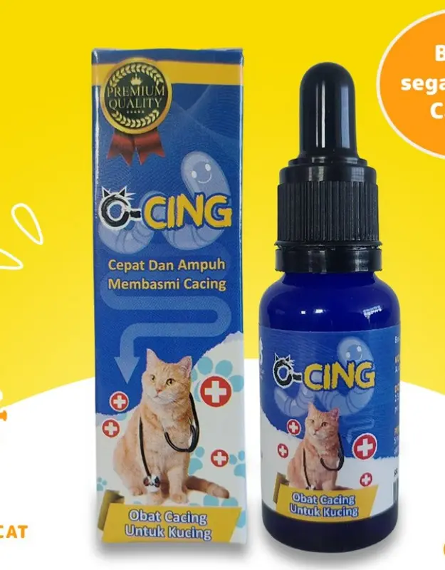O-Cing 20ml - Obat Cacing untuk Kucing Terbaik 3