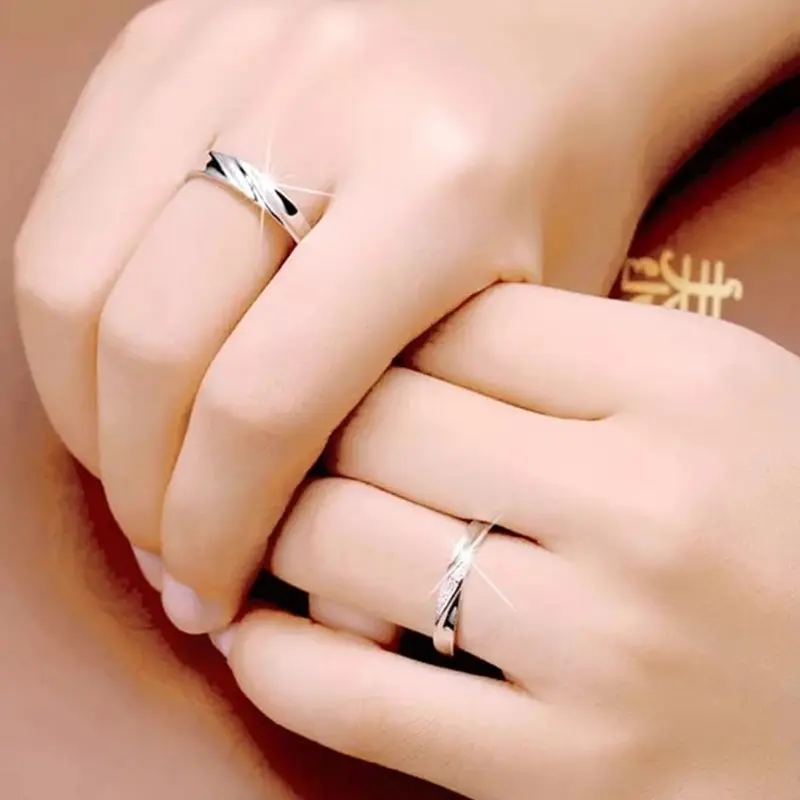 Couple Ring S925 N Pertunangan Pernikahan 5