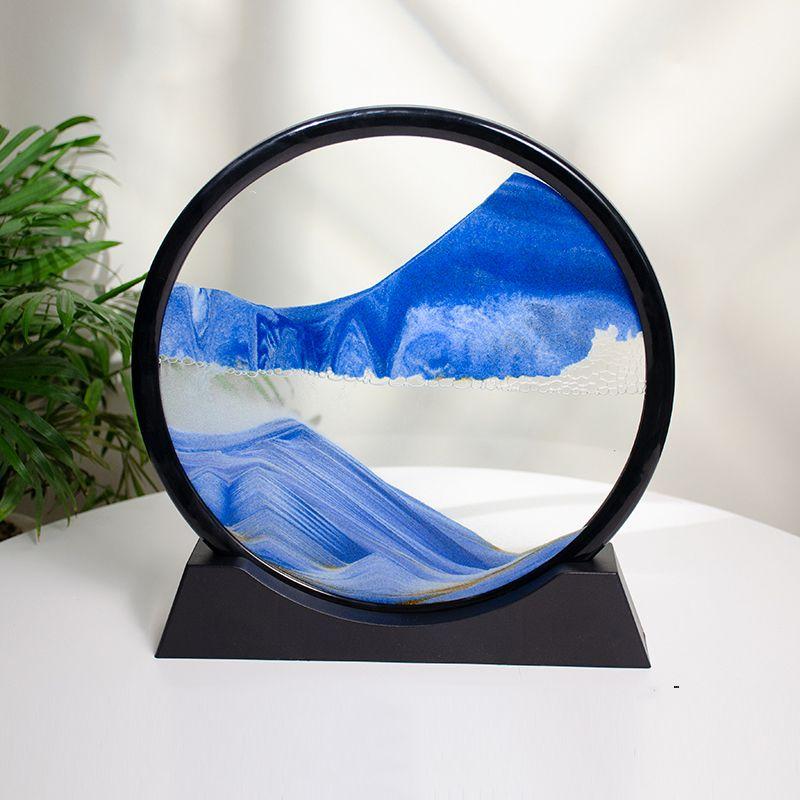 Đồng Hồ Cát Tranh Cát chảy 3D Sáng Tạo, Đồ Trang Trí, Đồ Trang Trí Phòng Khách Giải Tỏa Căng Thẳng, Đồ Thủ Công, Cao Cấp, Thích Hợp Cho Nam Và Nữ, Quà Sinh Nhật Bạn Bè 4