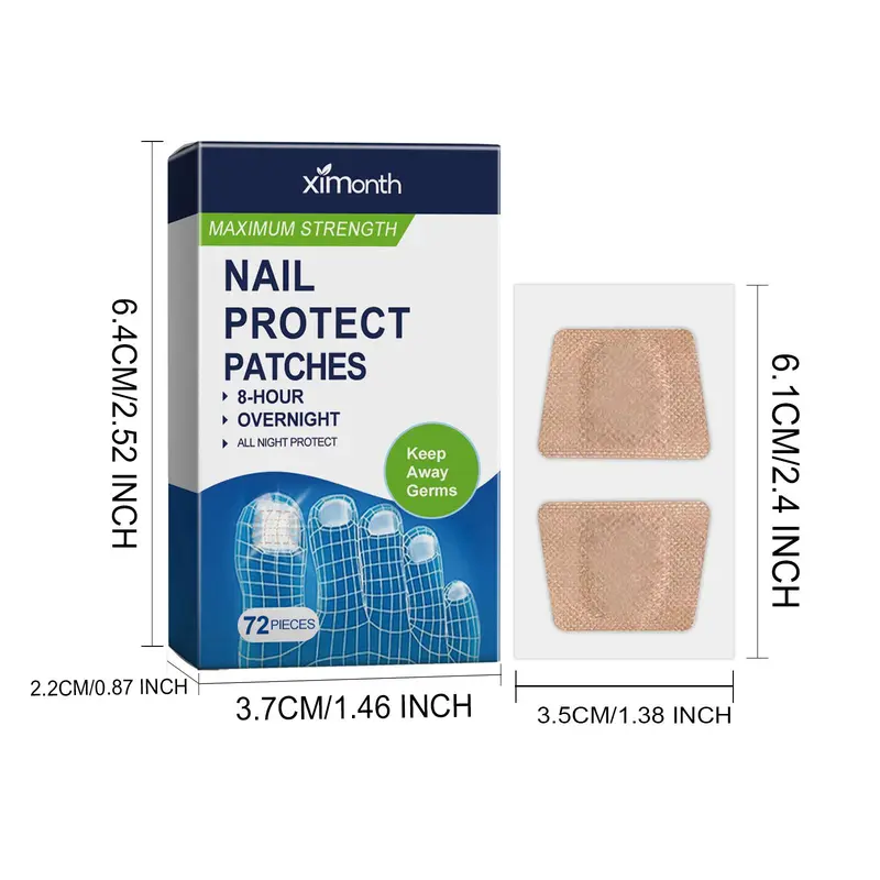 Nail Care Patch, Gentle Nail Care Patch, Nail Strengthening Patch, Nail Care Product for Women & Men 1