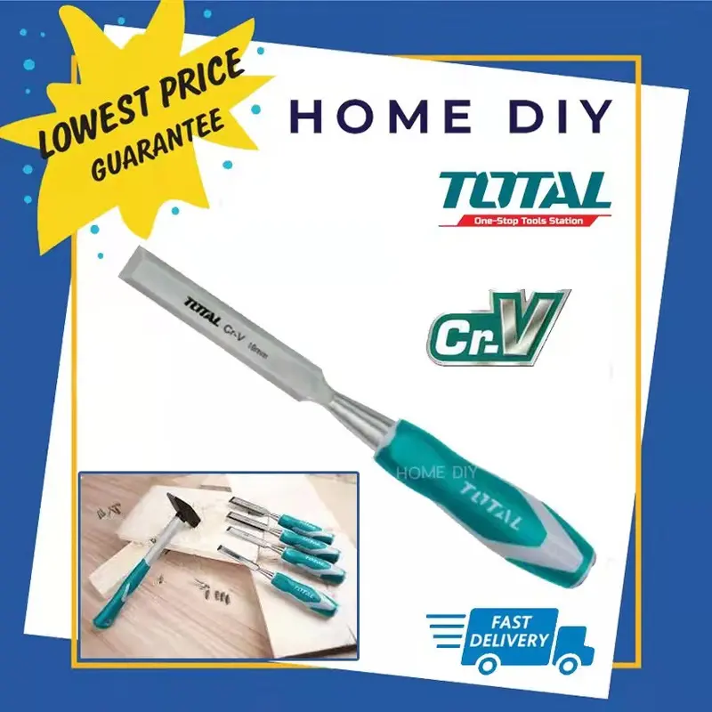 TOTAL WOOD CHISEL THT41256 25X140MM WOOD CHISEL PAHAT KAYU 19mm ...