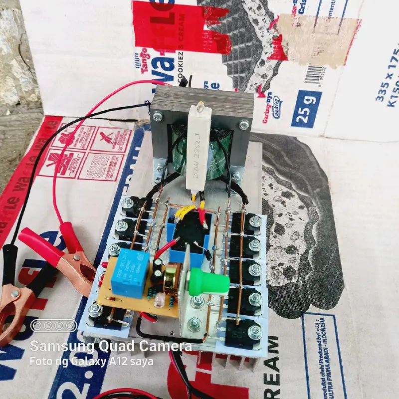 MESIN POWER INVERTER PAC 10TR+fliplop sudah teruji berkualitas 3