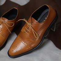 Gambar Sepatu Pantofel Kerja Pria WETAN Swetadwipa 2 Model Derby Shoes Brogue Style - Hitam dari Wetan Store Kab. Bandung 4 Tokopedia