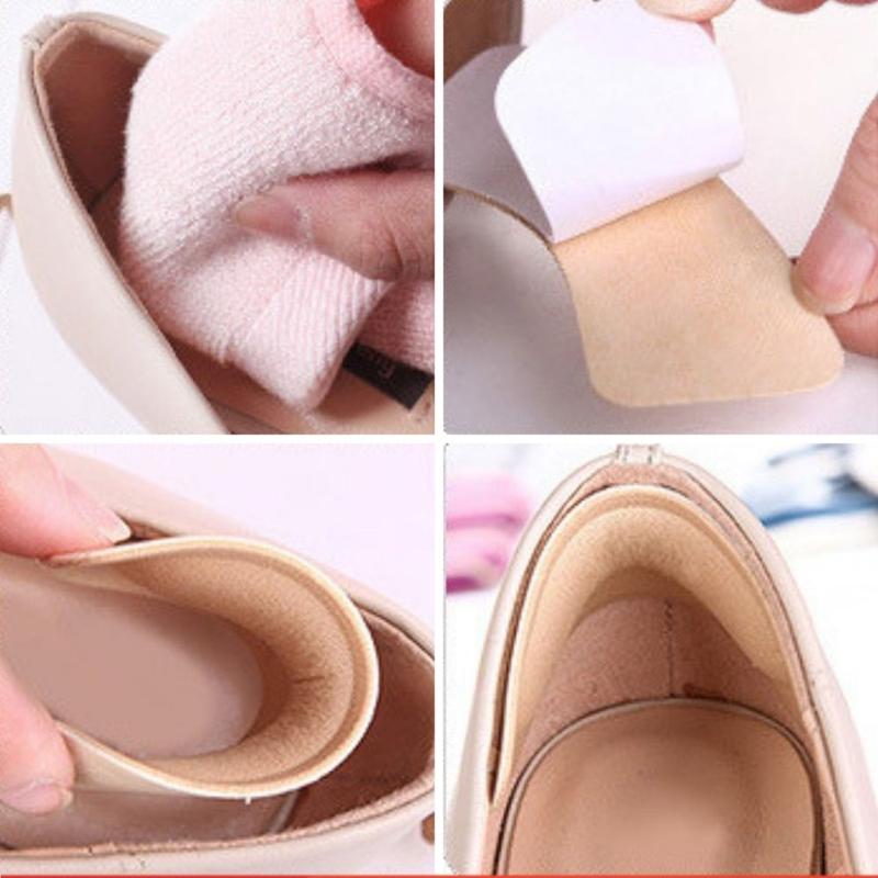 Set 2 Miếng lót giày chống rộng, Miếng lót gót giày bảo vệ gót sau 4D cao cấp, Miếng dán bảo vệ gót chân _LMA 8