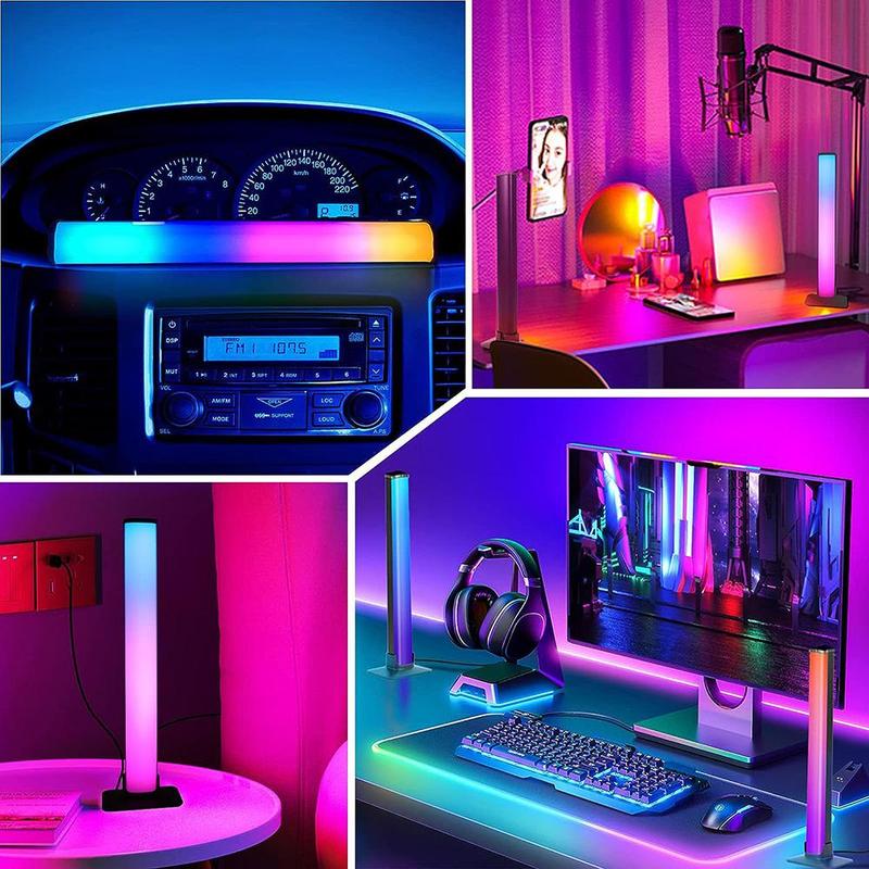 Pride Month LED Light Bar, 1 Set RGB Color Changing LED Light With Remote Control, USB Powered Ambient Light For Home Decor, Super Bowl Party Decoration 3