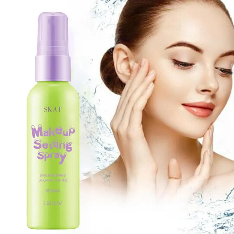 【TERSEDIA&COD】【Peningkatan Kemasan】 Semprotan Pengaturan Rias Wajah 60Ml, Semprotan Penyelesaian Tahan Cepat, Y7T5 0