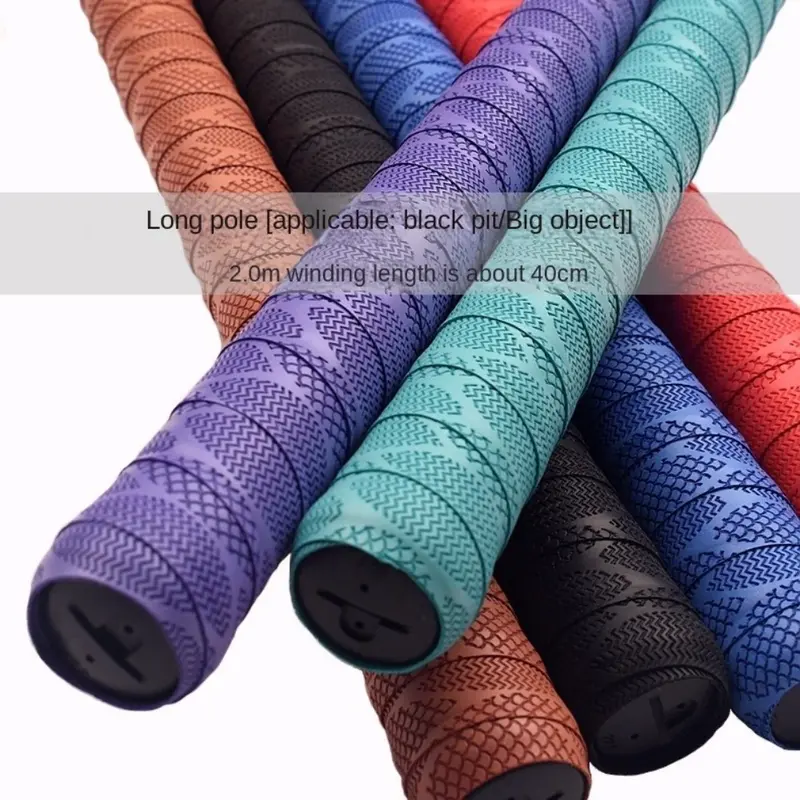 Băng Dính Keo Cầm Cá, Dài 2M, Chống Trượt, Thấm Hút Mồ Hôi, Thích Hợp Cho Cần Câu, Băng Dính Thấm Mồ Hôi, Chất Liệu PU Dày, Tay Cầm Vợt, Dải Thấm Mồ Hôi, Cho Cần Câu 7