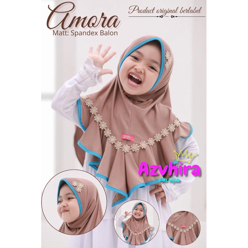 hijab anak 3 4 5 - 6 tahun AMOURA TK kerudung anak perempuan jilbab anak 1