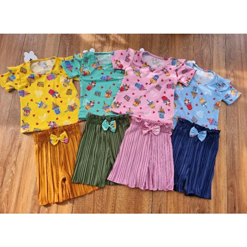 setelan baju anak bayi 005 Nyaman Lembut Katun