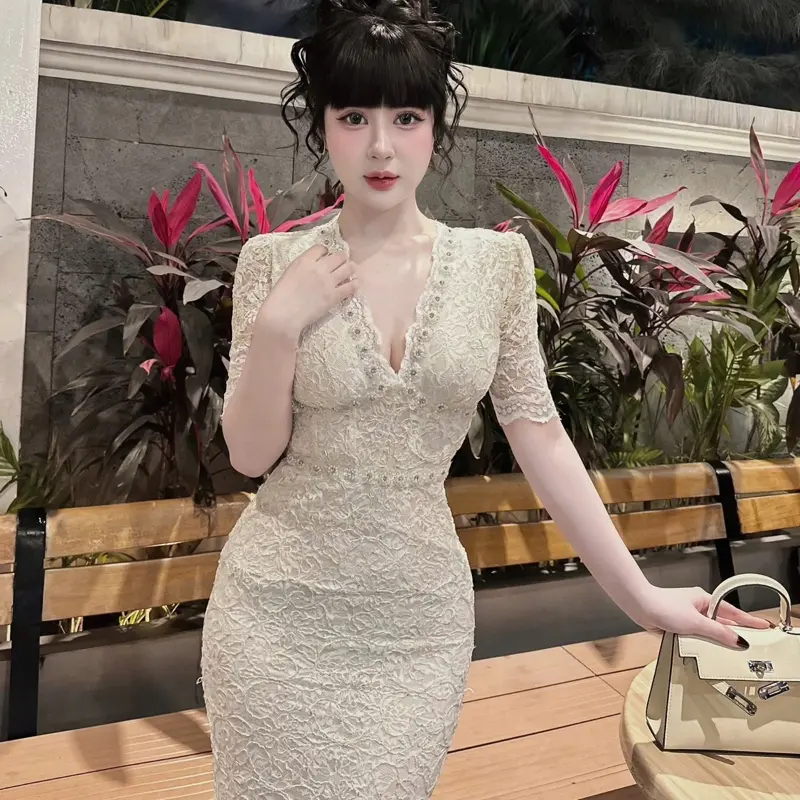 ️váy body ren cổ đá   ️Size: S M  ️