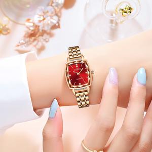 Jam Tangan Kuarza Wanita, Chennuo, Kalis Air, Fesyen, Serba guna, Tali Keluli Tahan Karat Pepejal, Bukan Mekanikal, Jam Tangan Persegi Kecil, Sesuai untuk Pakaian Kasual dan Perniagaan, Jualan Panas, Ketibaan Baru