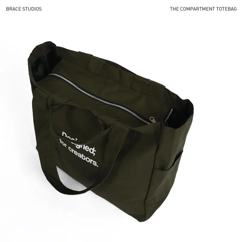 The Compartment Totebag - Army 2