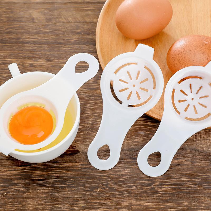 1PC tách lòng đỏ trứng nhựa trắng tiện lợi cho gia đình Trứng Dụng cụ nấu nướng Phụ kiện nhà bếp Phân phối 3