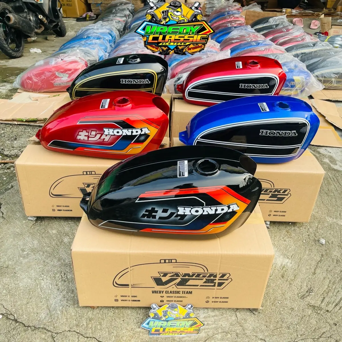 tengki CB100  tengki CB125 tengki cb galvanis cat kualitas original fullpoksi pernis  anti karat