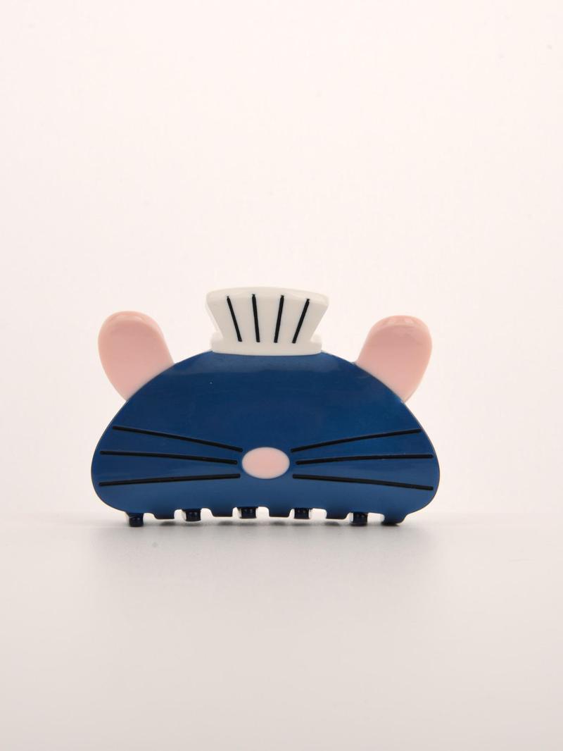 Product Introduction of Cute Cartoon Cat Design Acetate Hair Claw, Creative Claw Clips, Fashionable Hair Accessories for Women & Girls 2
