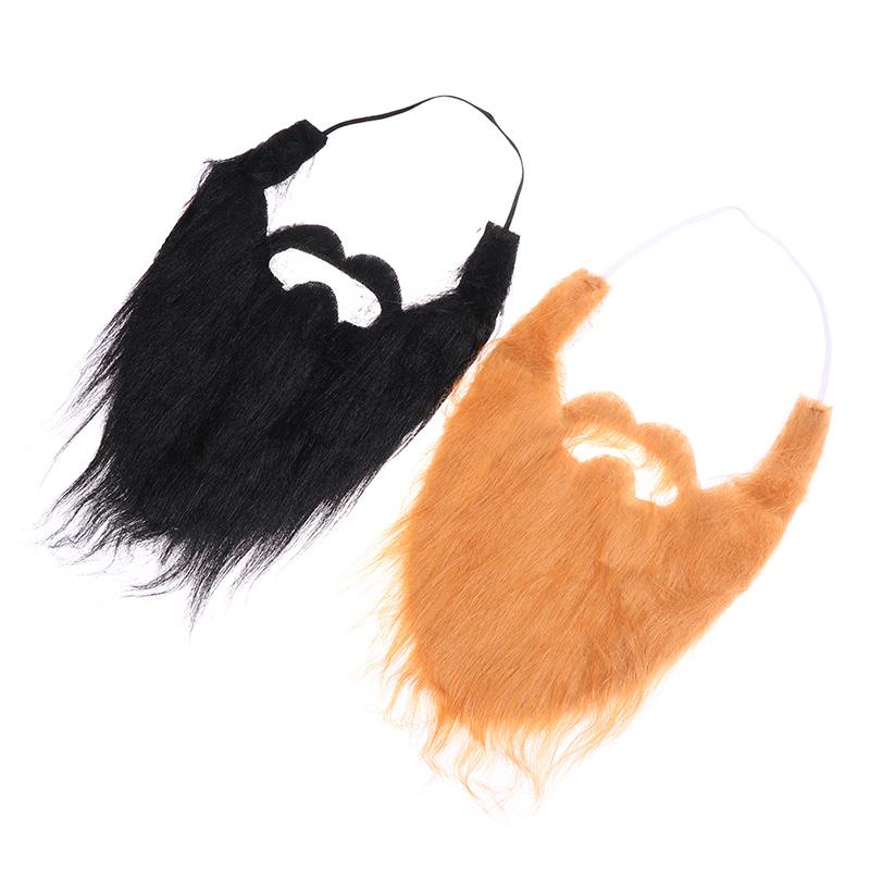 Product Introduction of [HOU]Handmade Wig Beard Hats Crochet Mustache Knit Halloween Party Decoration Moustache Men Women Festival Caps Face Beard Wig Props 18