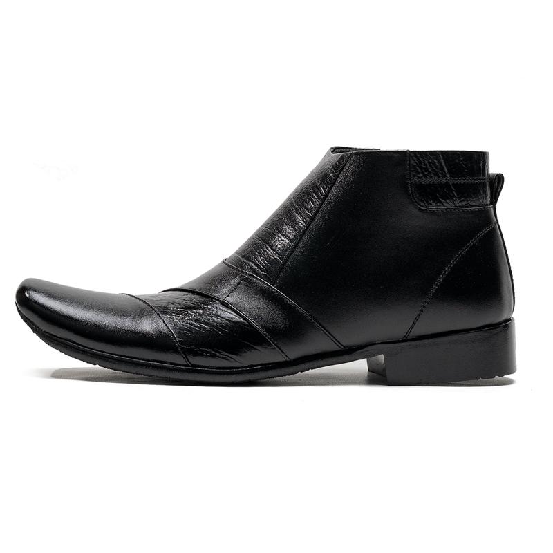 Sepatu Boot Formal Pria Boots Pantofel Kulit Asli Boots Kerja Pria Kulit Sapi Kode 0322 6