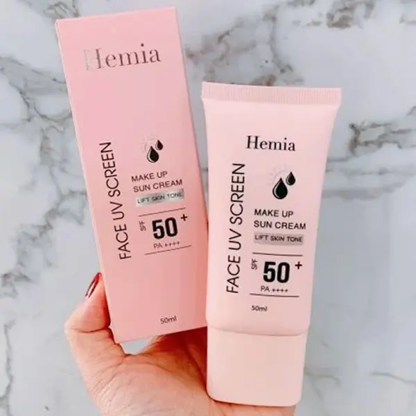 Kem Chống Nắng Hemia Hàn Quốc Nâng Tone