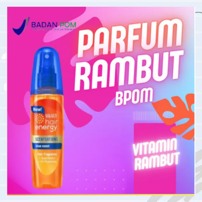 VITAMIN RAMBUT / PARFUM RAMBUT  WANGI - BPOM BY MAKARIZO -    Blue Coast 100 mL Bau 2