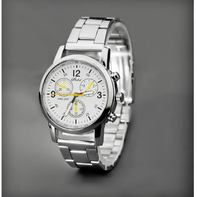Jam Tangan SHSHD Pria dan Wanita Sport Chrono Rantai Geneva Jam Tangan Stainless Steel Jam Tangan Pria Fashion Analog  Grosir  Model Terbaru SH003 jam tangan wanita jam tangan pria jam tangan anak jam tangan couple jam ganeva wanita jam ganeva pria 5