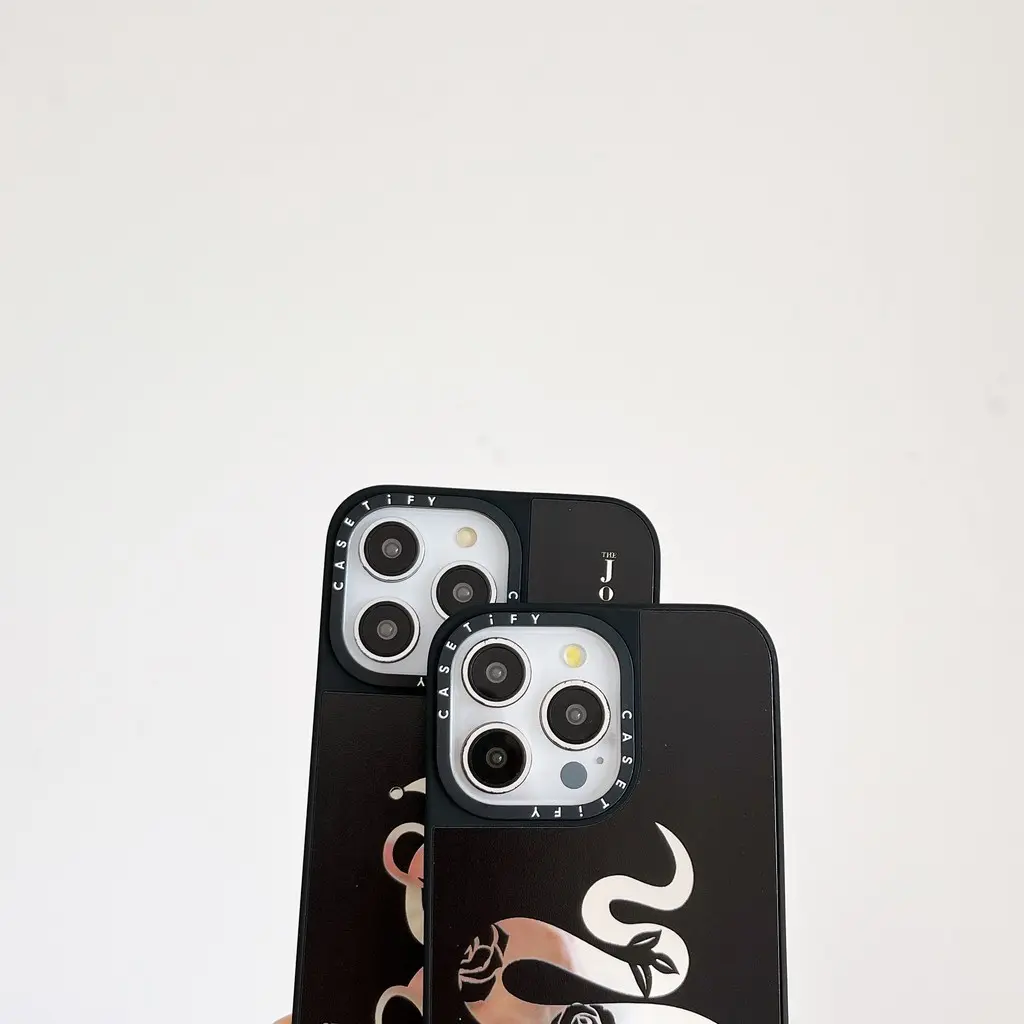 BLVCK Ace Spades Joker Bear Casetify Mirror Phone Case Suitable