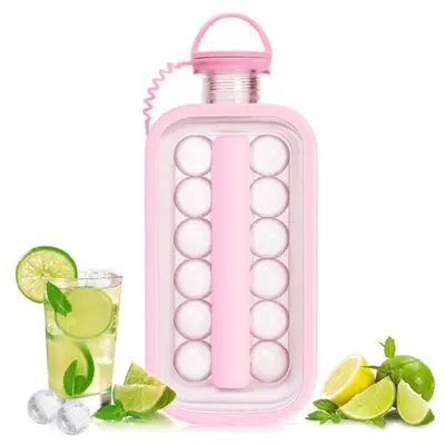 Portable Ice Ball Maker high quality 2 in 1 Ice Ball Mold