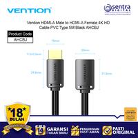 Gambar Vention HDMI Kabel Perpanjangan 5M Male to Female 4K Black AHCBJ dari Sentra Digital Kota Surabaya 4 Tokopedia