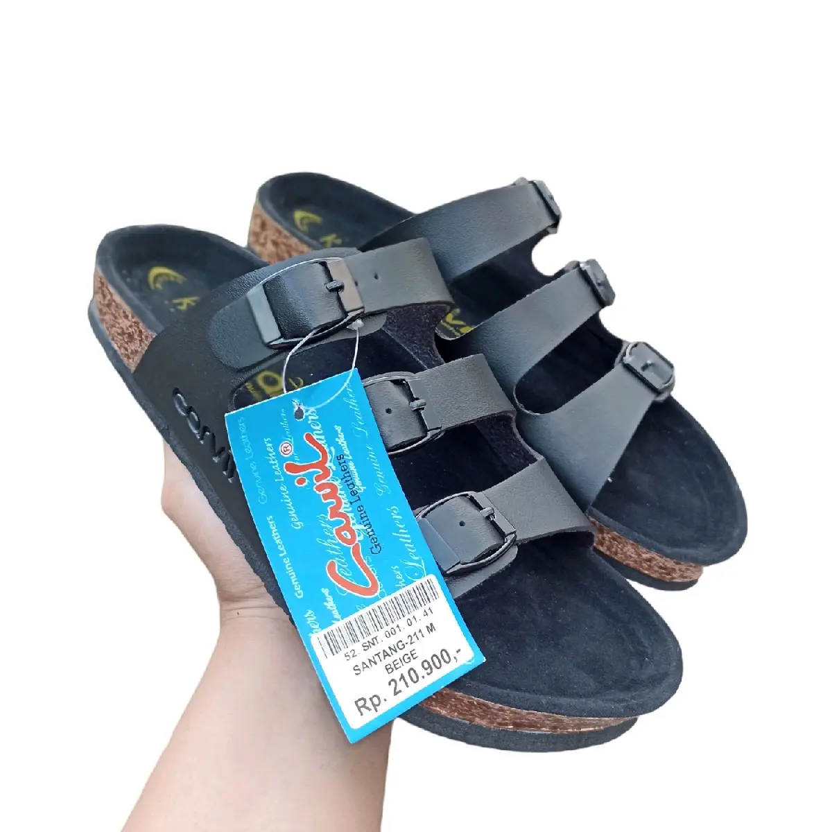 SANDAL CARVIL PRIA SENDAL SLOP KASUAL MURAH BERKUALITAS cowo Termurah outdoor priamurah dewasa Kulit keren flip flops anti licin cowok