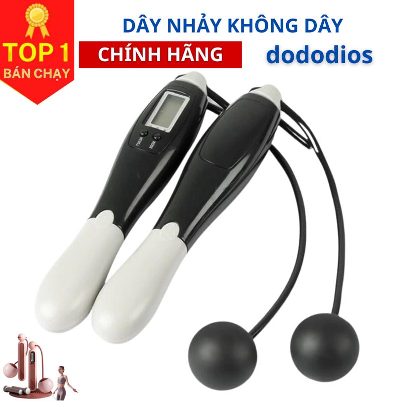 Dây nhảy không dây đếm số dododios đo Calo thể dục giảm cân tại nhà có tạ sắt và dây lõi thép 5