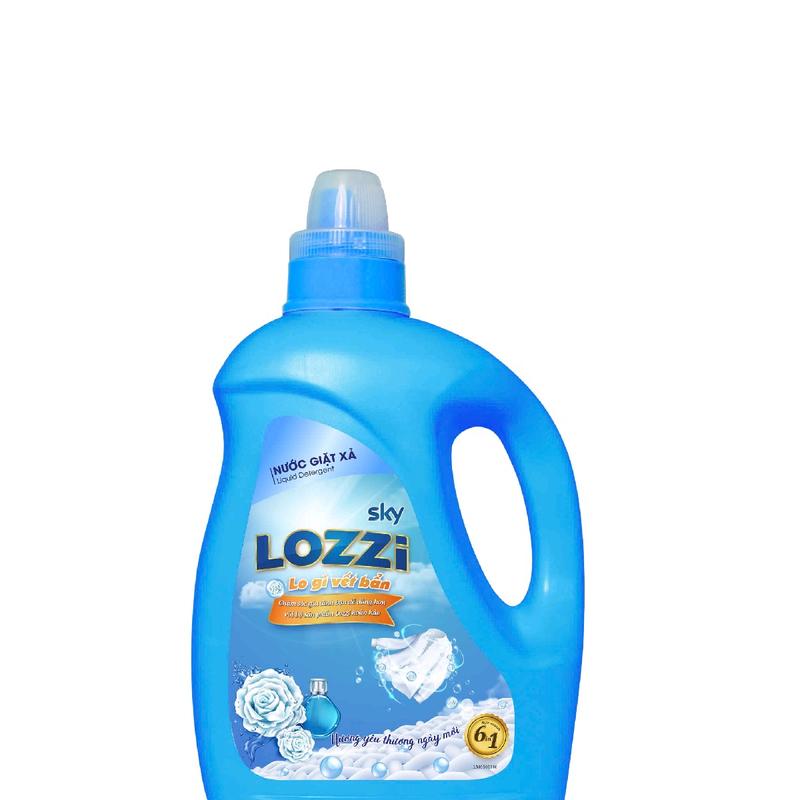 Nước GIẶT XẢ LOZZI hương nước hoa 3kg_Sạch thơm ngát_sạch tinh tươm áo quần_hương thơm ngát bền lâu Cho Bé 3