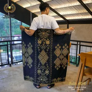 Sarung Motif Jatisumo Hitam Katun Muslim Seragam Printing