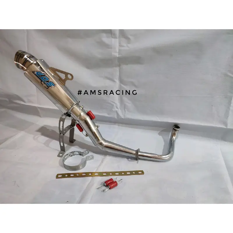 Knalpot Racing DOS Muffler Beat fi/beat karbu/beat street/beat new/beat pop/scoopy karbu/scoopy fi/scoopy new/genio/nex lama/spin/spacy 2