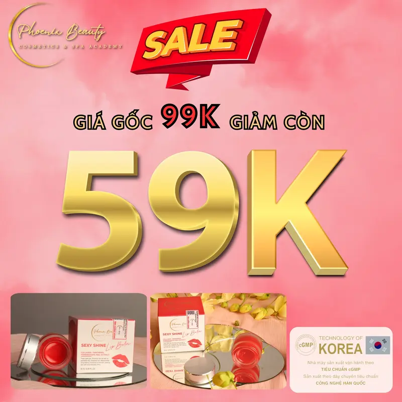 Son dưỡng môi Collagen Lựu Đỏ Phoenix Beauty - Nụ hôn ngọt ngào cho đôi môi mềm mại, căng mọng Skincare 2