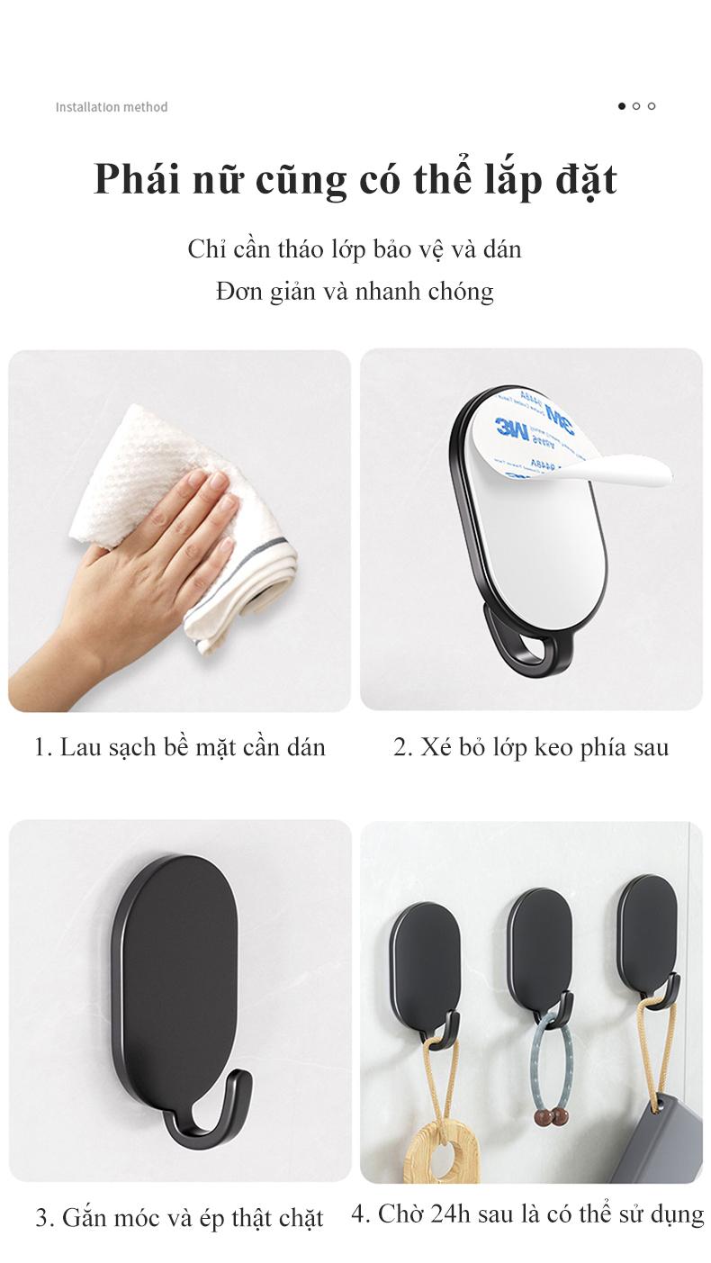 Product Introduction of Móc dán tường HOMELOVE Móc treo đồ đa năng dán tường siêu dính không cần khoan chịu lực tốt thép nguyên chất không gỉ Decor Phòng 28