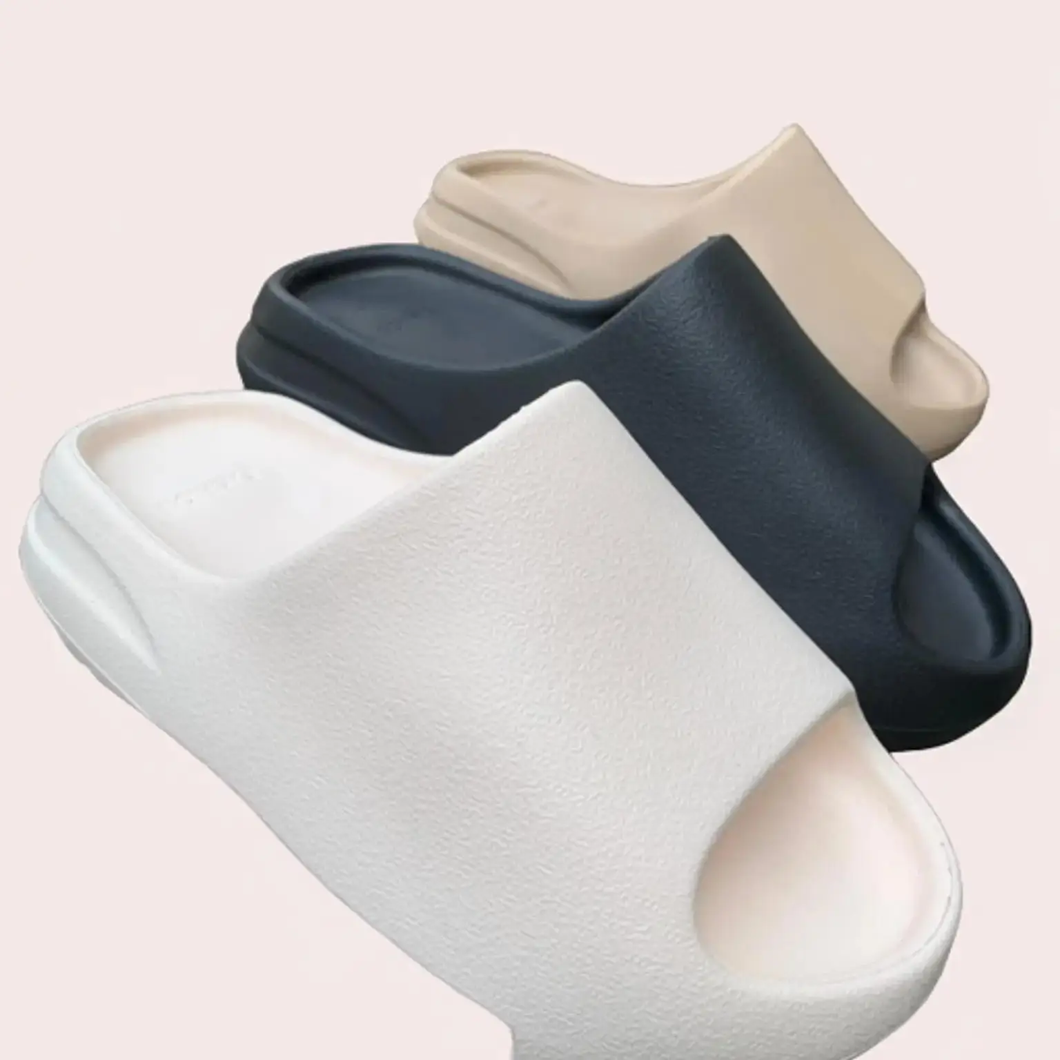 Dép bánh mì nhám đế răng cưa chống trơn trựơt fom hơi nhỏ có thể tăng 1 size đi cho thoải mái) Slipper DéP Quai Ngang Nam
