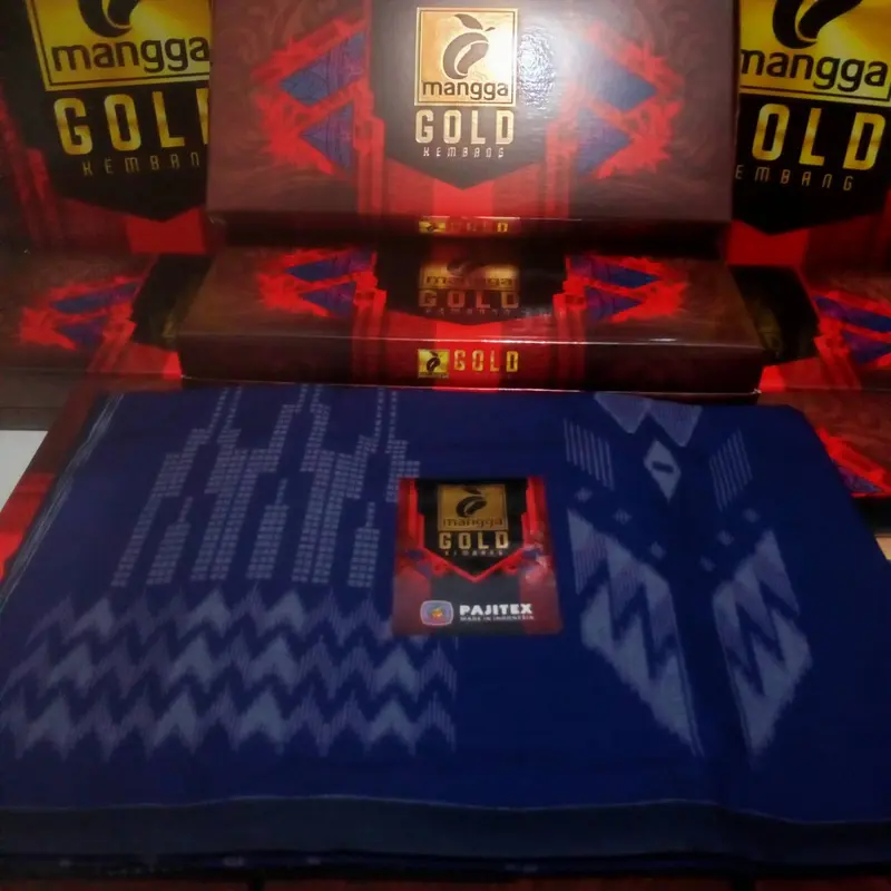 Sarung Mangga Gold Kembang Motif Terbaru Pria Dewasa Corak Kain 7