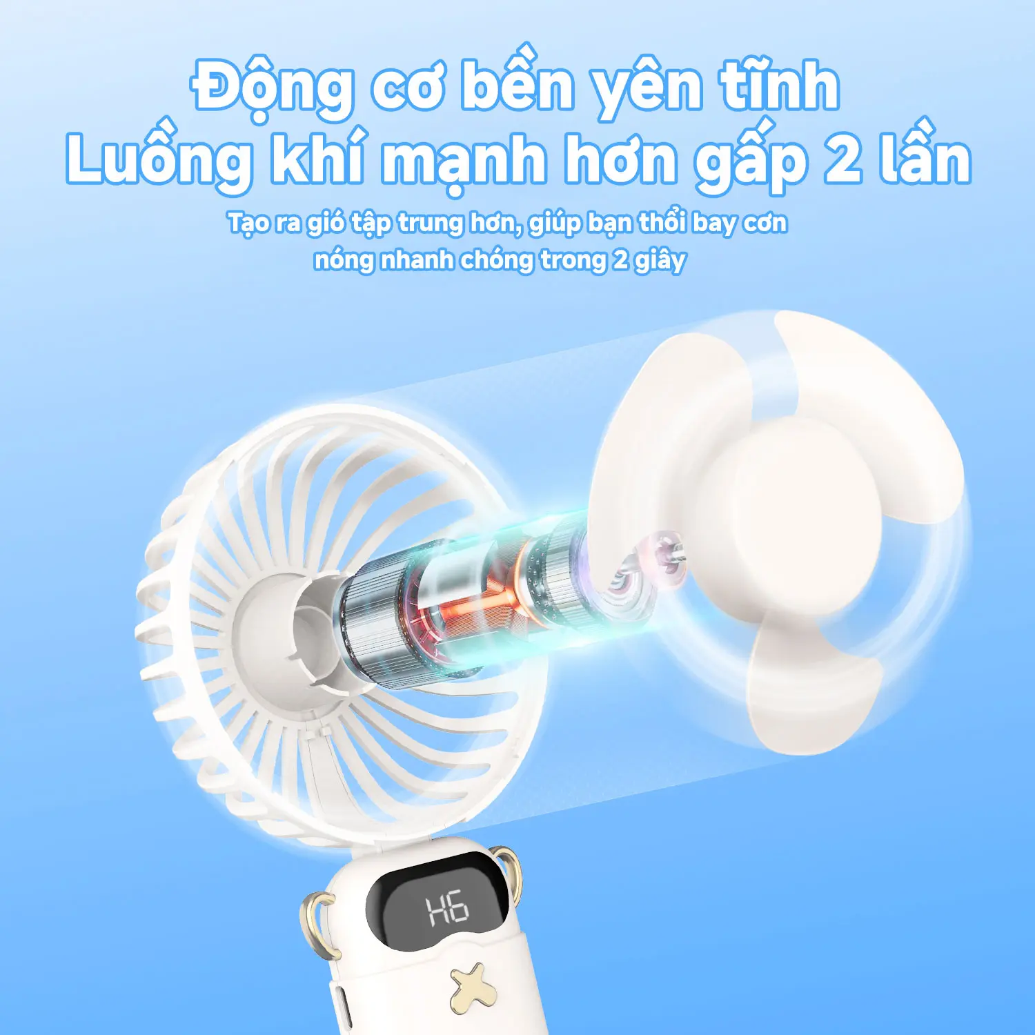 [GOOJODOQ] QUẠT CẦM TAY MINI 3 TRONG 1 SIÊU TIỆN LỢI Led Phụ Kiện Usb | BigBuy360 - bigbuy360.vn