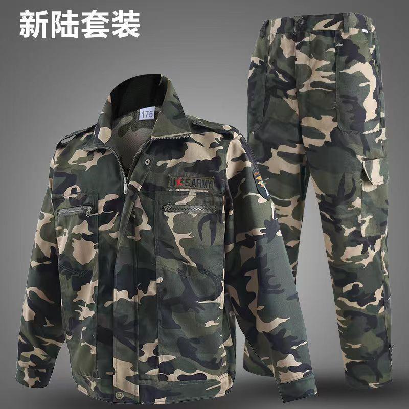 Bộ Đồ Rằn Ri Cho Nam, Dày Dặn, Chống Mài Mòn, Thích Hợp Cho Mùa Xuân Và Mùa Thu, Quần Áo Bảo Hộ Lao Động Một Mảnh, Thích Hợp Cho Công Trường Xây Dựng, Chống Bụi Bẩn, Bảo Hộ Lao Động, Trang Phục Rằn Ri Ngoài Trời 3