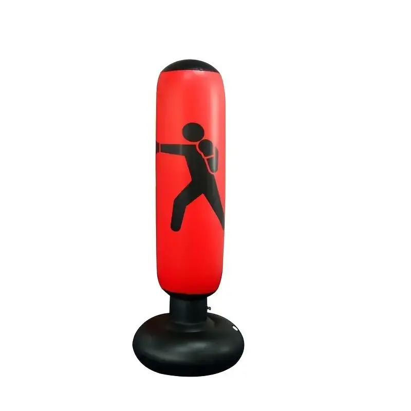 Inflatable Punching Bag, 1 Count Modern Simple Durable Inflatable Free-standing Punching Bag, Boxing Kicking Sandbag, Fitness Equipment for Home Gym Use 6