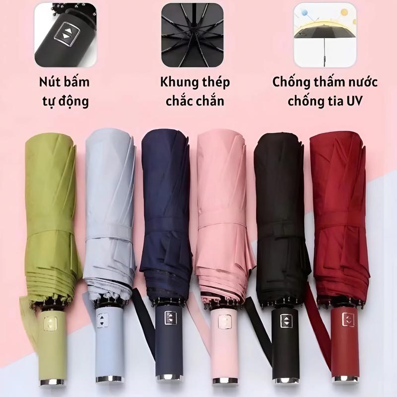 Ô MỞ TỰ ĐỘNG THÔNG MINH Ô dù che mưa đi nắng K9 mở tự động 2 chiều gấp nhỏ gọn cầm tay cỡ lớn